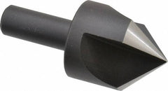 Cleveland - 1-1/4" Head Diam, 1/2" Shank Diam, 3 Flute 90° High Speed Steel Countersink - Americas Industrial Supply
