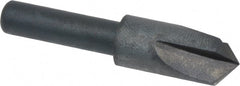 Cleveland - 3/8" Head Diam, 1/4" Shank Diam, 3 Flute 100° High Speed Steel Countersink - Americas Industrial Supply