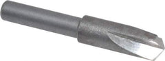 Cleveland - 1/4" Head Diam, 3/16" Shank Diam, 3 Flute 120° High Speed Steel Countersink - Oxide Finish, 1-7/16" OAL, Single End, Straight Shank, Right Hand Cut - Americas Industrial Supply