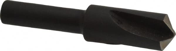 Cleveland - 3/8" Head Diam, 1/4" Shank Diam, 3 Flute 120° High Speed Steel Countersink - Americas Industrial Supply