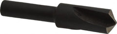 Cleveland - 3/8" Head Diam, 1/4" Shank Diam, 3 Flute 120° High Speed Steel Countersink - Americas Industrial Supply