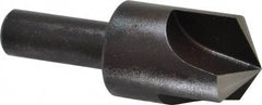 Cleveland - 1" Head Diam, 1/2" Shank Diam, 3 Flute 120° High Speed Steel Countersink - Oxide Finish, 2-3/4" OAL, Single End, Straight Shank, Right Hand Cut - Americas Industrial Supply