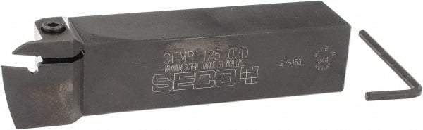 Seco - CFMR, Right Hand Cut, 1-1/4" Shank Height x 1-1/4" Shank Width, Indexable Turning Toolholder - 6" OAL, LC..1603.. Insert Compatibility, Series Multi-Directional Turning (MDT) - Americas Industrial Supply