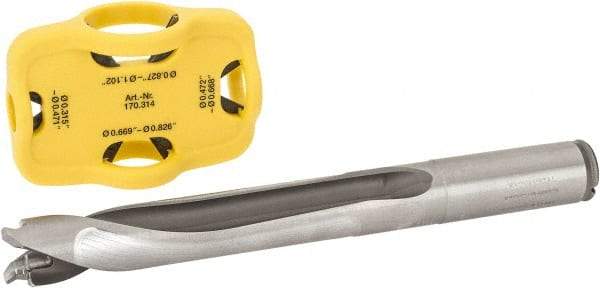 Kennametal - 19 to 19.99mm Diam, 5xD, 3.94" Max Depth, 3/4" Shank Diam, 5" Flute, 7.13" OAL, Replaceable Tip Drill - X Seat Size, Series KenTIP - Americas Industrial Supply