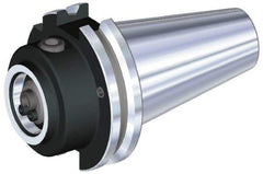 Kennametal - KM32 System Size, DV40 Taper, Modular Tool Holding System Adapter - 90mm Projection, 44mm Body Diam, 158.25mm OAL, Through Coolant - Exact Industrial Supply