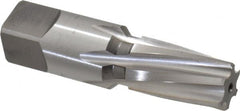 Cleveland - 3/8" Pipe, 0.606" Diam, 0.54" Small End Diam, Straight Shank, 1-1/16" Flute, Taper Pipe Reamer - Americas Industrial Supply