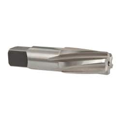 Cleveland - 1/2" Pipe, 3/4" Diam, 0.665" Small End Diam, Straight Shank, 1-3/8" Flute, Taper Pipe Reamer - Americas Industrial Supply