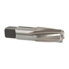 Cleveland - 1/2" Pipe, 3/4" Diam, 0.665" Small End Diam, Straight Shank, 1-3/8" Flute, Taper Pipe Reamer - Americas Industrial Supply