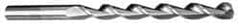 Cleveland - #17 135° Cobalt Jobber Drill - TiAlN Finish, Right Hand Cut, Parabolic Flute, Straight Shank, 3-3/8" OAL, Split Point - Americas Industrial Supply