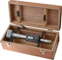 Mitutoyo - 2" to 2-1/2", IP65, TiN Finish, Electronic Inside Micrometer - 0.00005" Resolution, 0.00015" Accuracy - Americas Industrial Supply