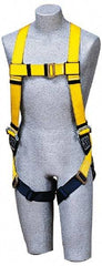 DBI/SALA - 420 Lb Capacity, Size Universal, Full Body Construction Safety Harness - Polyester Webbing, Side D-Ring, Pass-Thru Leg Strap, Pass-Thru Chest Strap - Americas Industrial Supply