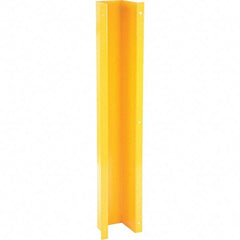 Vestil - 9-3/16" Wide x 6-1/8" Deep x 48" High, Steel Column Protector - Fits 5" Columns, Yellow - Americas Industrial Supply