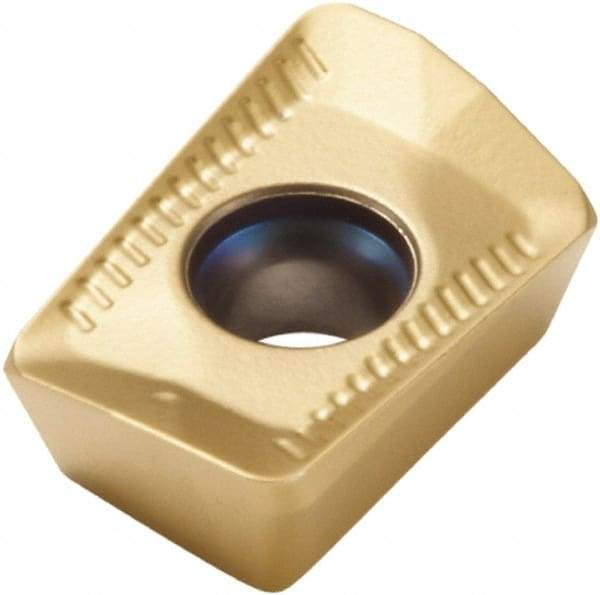 Seco - XOMX10T320 ME07 Grade F40M Carbide Milling Insert - TiAlN/TiN Finish, 0.151" Thick, 0.27" Inscribed Circle - Americas Industrial Supply
