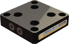 Jergens - 130mm Long x 130mm Wide x 30mm High Aluminum Fixture Plate - 30mm Plate Thickness - Americas Industrial Supply