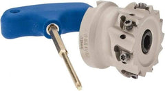 Iscar - 7 Inserts, 2" Cut Diam, 3/4" Arbor Diam, 0.354" Max Depth of Cut, Indexable Square-Shoulder Face Mill - 0/90° Lead Angle, 1.575" High, T290 LN.T 1004 Insert Compatibility, Through Coolant, Series SumoMill - Americas Industrial Supply