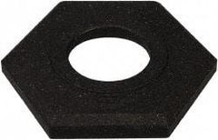 PRO-SAFE - 14" Wide x 4" High Rubber Trim Line Channelizer Base - 16 Lb, Black - Americas Industrial Supply