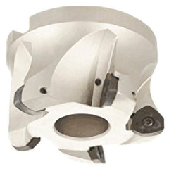 Iscar - 5 Inserts, 1.68" Cutter Diam, 0.08" Max Depth of Cut, Indexable High-Feed Face Mill - 1" Arbor Hole Diam, 1-3/4" High, FF WO.. Inserts, Series FeedMill - Americas Industrial Supply