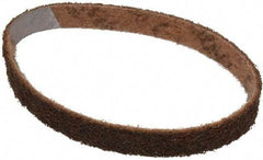 3M - 3/4" Wide x 18" OAL, Aluminum Oxide Abrasive Belt - Aluminum Oxide, Coarse, Nonwoven, Series SC-BS - Americas Industrial Supply