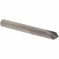 OSG - 1/4" Head Diam, 1/4" Shank Diam, 1 Flute 90° Solid Carbide Countersink - Americas Industrial Supply