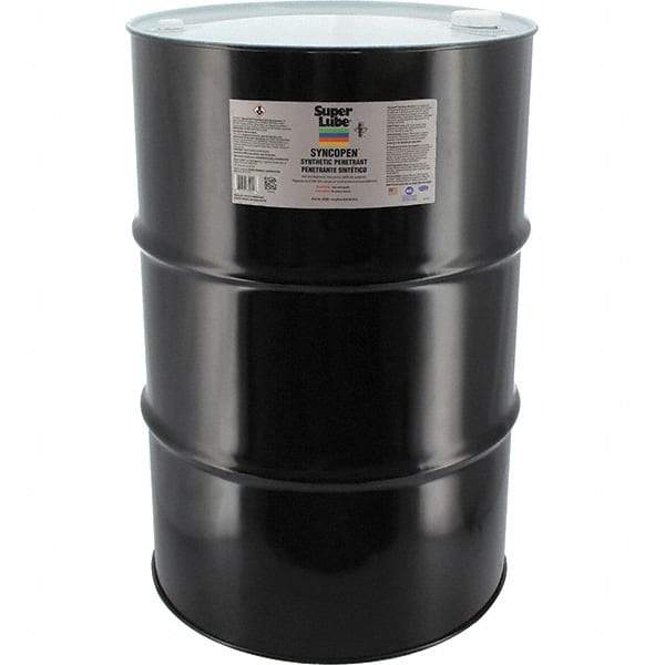 Synco Chemical - 55 Gal Drum Synthetic Penetrant - Translucent Brown, -10°F to 180°F, Food Grade - Americas Industrial Supply