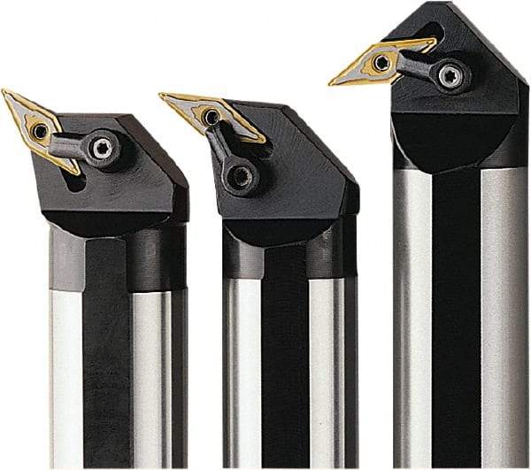 Seco - 48mm Min Bore Diam, 320mm OAL, 32mm Shank Diam, S-MVYN Indexable Boring Bar - 50mm Max Bore Depth, VN.. 1604.. Insert, Pin & Clamp Holding Method - Americas Industrial Supply