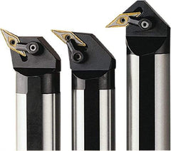 Seco - 48mm Min Bore Diam, 300mm OAL, 32mm Shank Diam, S-MVLN Indexable Boring Bar - 50mm Max Bore Depth, VN.. 1604.. Insert, Pin & Clamp Holding Method - Americas Industrial Supply