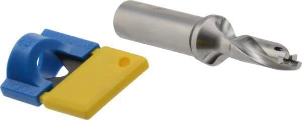 Iscar - 0.413" to 0.429" Diam, 3xD, 1.24" Max Depth, 5/8" Shank Diam, 3.77" OAL, Replaceable-Tip Drill - FCP, ICK, ICK-2M, ICM, ICN, ICP, iCP-2M Insert, 10 Seat Size, 63973044 Toolholder, Series SumoCham - Americas Industrial Supply