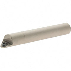 Iscar - 45° Lead Angle, 14.1mm Max Cut Diam, 6mm Min Cut Diam, 4mm Max Depth of Cut, Indexable Chamfer and Angle End Mill - 1 Insert, X/Q/SOMT 06 Insert Style, 80mm Overall Length, Straight Shank - Americas Industrial Supply