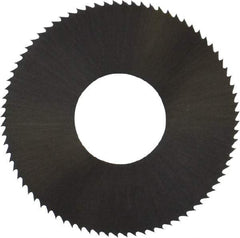 Controx - 1" Diam x 0.008" Blade Thickness x 3/8" Arbor Hole Diam, 80 Tooth Slitting and Slotting Saw - Arbor Connection, Right Hand, Uncoated, High Speed Steel, Concave Ground - Americas Industrial Supply