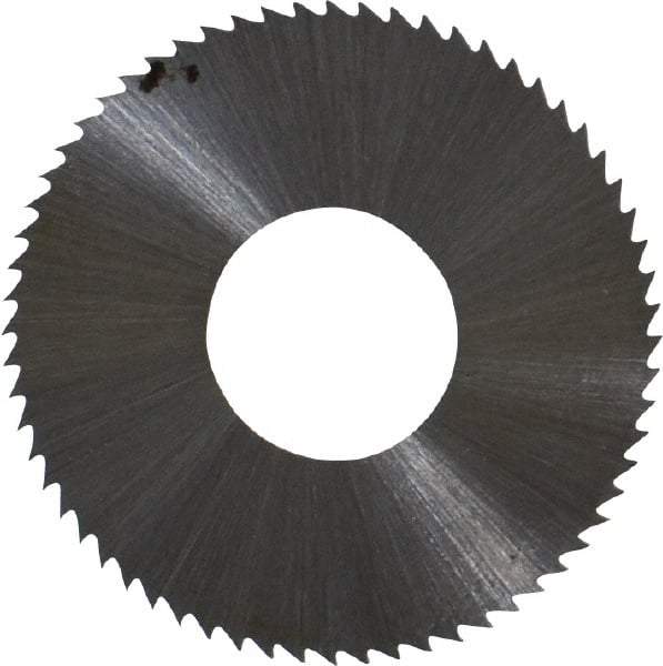 Controx - 1" Diam x 0.0156" Blade Thickness x 3/8" Arbor Hole Diam, 64 Tooth Slitting and Slotting Saw - Arbor Connection, Right Hand, Uncoated, High Speed Steel, Concave Ground - Americas Industrial Supply