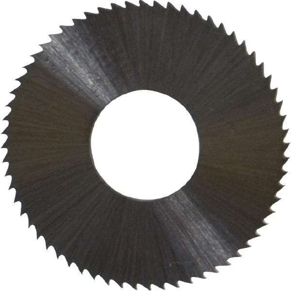 Controx - 1" Diam x 0.0313" Blade Thickness x 3/8" Arbor Hole Diam, 64 Tooth Slitting & Slotting Saw - Arbor Connection, Right Hand, Uncoated, M2 High Speed Steel, Concave Ground - Americas Industrial Supply