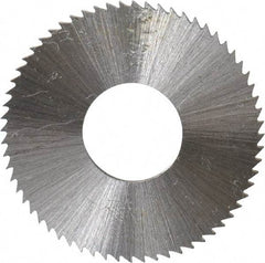 Controx - 1" Diam x 0.04" Blade Thickness x 3/8" Arbor Hole Diam, 64 Tooth Slitting and Slotting Saw - Arbor Connection, Right Hand, Uncoated, Cobalt, Concave Ground, Contains Keyway - Americas Industrial Supply