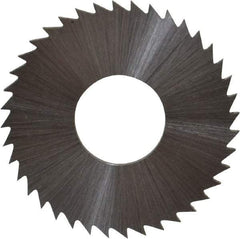 Controx - 1" Diam x 0.0469" Blade Thickness x 3/8" Arbor Hole Diam, 40 Tooth Slitting and Slotting Saw - Arbor Connection, Right Hand, Uncoated, Cobalt, Concave Ground, Contains Keyway - Americas Industrial Supply