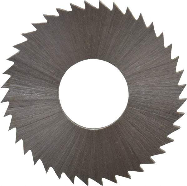 Controx - 1" Diam x 1/16" Blade Thickness x 3/8" Arbor Hole Diam, 40 Tooth Slitting and Slotting Saw - Arbor Connection, Right Hand, Uncoated, Cobalt, Concave Ground, Contains Keyway - Americas Industrial Supply