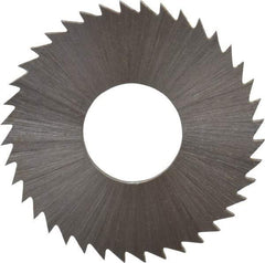 Controx - 1" Diam x 1/16" Blade Thickness x 3/8" Arbor Hole Diam, 40 Tooth Slitting and Slotting Saw - Arbor Connection, Right Hand, Uncoated, Cobalt, Concave Ground, Contains Keyway - Americas Industrial Supply