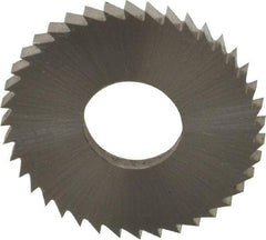 Controx - 1" Diam x 0.0781" Blade Thickness x 3/8" Arbor Hole Diam, 40 Tooth Slitting and Slotting Saw - Arbor Connection, Right Hand, Uncoated, Cobalt, Concave Ground, Contains Keyway - Americas Industrial Supply