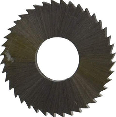 Controx - 1" Diam x 0.0938" Blade Thickness x 3/8" Arbor Hole Diam, 40 Tooth Slitting and Slotting Saw - Arbor Connection, Right Hand, Uncoated, Cobalt, Concave Ground, Contains Keyway - Americas Industrial Supply