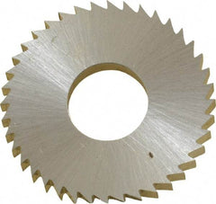 Controx - 1" Diam x 1/8" Blade Thickness x 3/8" Arbor Hole Diam, 40 Tooth Slitting and Slotting Saw - Arbor Connection, Right Hand, Uncoated, Cobalt, Concave Ground, Contains Keyway - Americas Industrial Supply