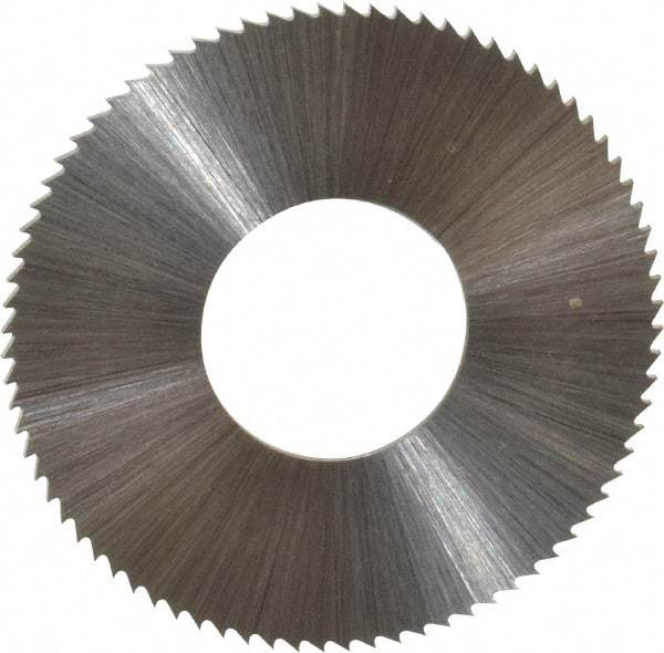 Controx - 1-1/4" Diam x 0.0313" Blade Thickness x 1/2" Arbor Hole Diam, 80 Tooth Slitting & Slotting Saw - Arbor Connection, Right Hand, Uncoated, M2 High Speed Steel, Concave Ground - Americas Industrial Supply