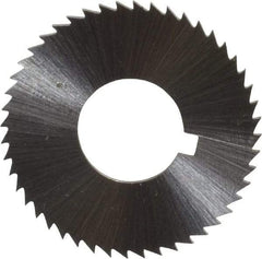 Controx - 1-1/4" Diam x 0.0469" Blade Thickness x 1/2" Arbor Hole Diam, 48 Tooth Slitting and Slotting Saw - Arbor Connection, Right Hand, Uncoated, Cobalt, Concave Ground, Contains Keyway - Americas Industrial Supply