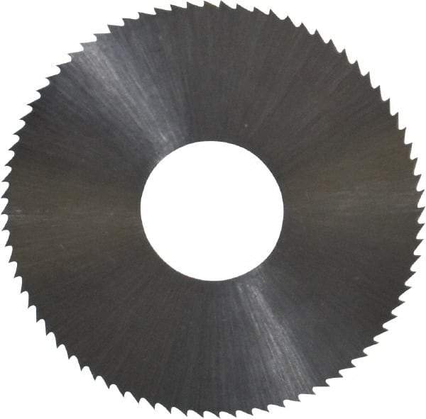 Controx - 1-1/2" Diam x 0.0156" Blade Thickness x 1/2" Arbor Hole Diam, 80 Tooth Slitting and Slotting Saw - Arbor Connection, Right Hand, Uncoated, High Speed Steel, Concave Ground - Americas Industrial Supply