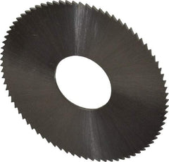 Controx - 1-1/2" Diam x 0.025" Blade Thickness x 1/2" Arbor Hole Diam, 80 Tooth Slitting & Slotting Saw - Arbor Connection, Right Hand, Uncoated, M2 High Speed Steel, Concave Ground - Americas Industrial Supply