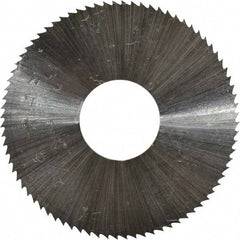 Controx - 1-1/2" Diam x 0.0313" Blade Thickness x 1/2" Arbor Hole Diam, 80 Tooth Slitting & Slotting Saw - Arbor Connection, Right Hand, Uncoated, M2 High Speed Steel, Concave Ground - Americas Industrial Supply