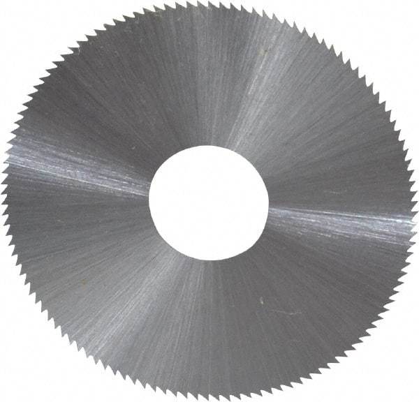 Controx - 1-3/4" Diam x 0.01" Blade Thickness x 1/2" Arbor Hole Diam, 120 Tooth Slitting and Slotting Saw - Arbor Connection, Right Hand, Uncoated, High Speed Steel, Concave Ground - Americas Industrial Supply