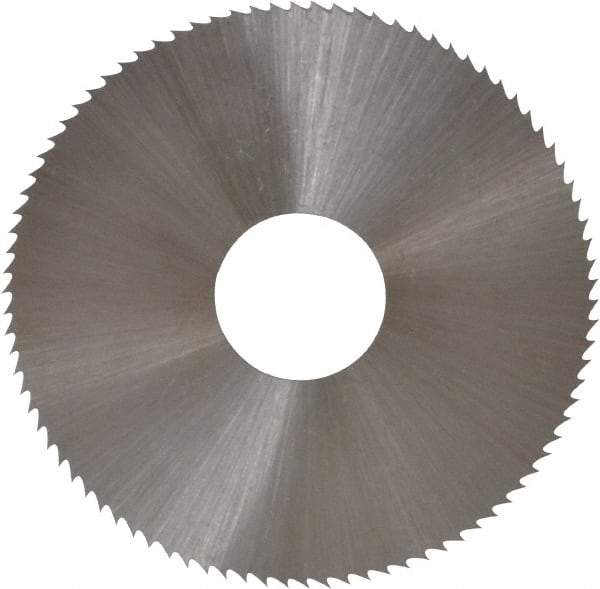 Controx - 1-3/4" Diam x 0.018" Blade Thickness x 1/2" Arbor Hole Diam, 90 Tooth Slitting and Slotting Saw - Arbor Connection, Right Hand, Uncoated, High Speed Steel, Concave Ground - Americas Industrial Supply