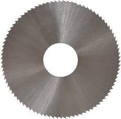 Controx - 1-3/4" Diam x 0.018" Blade Thickness x 1/2" Arbor Hole Diam, 90 Tooth Slitting and Slotting Saw - Arbor Connection, Right Hand, Uncoated, High Speed Steel, Concave Ground - Americas Industrial Supply