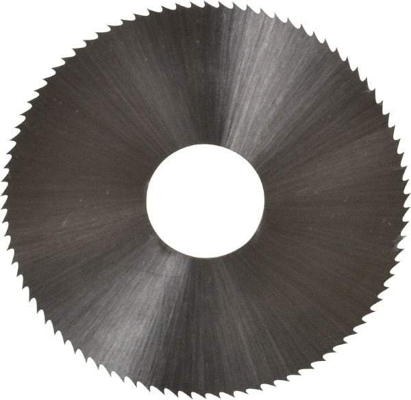 Controx - 1-3/4" Diam x 0.025" Blade Thickness x 1/2" Arbor Hole Diam, 90 Tooth Slitting & Slotting Saw - Arbor Connection, Right Hand, Uncoated, M2 High Speed Steel, Concave Ground - Americas Industrial Supply