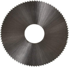 Controx - 1-3/4" Diam x 0.025" Blade Thickness x 1/2" Arbor Hole Diam, 90 Tooth Slitting & Slotting Saw - Arbor Connection, Right Hand, Uncoated, M2 High Speed Steel, Concave Ground - Americas Industrial Supply