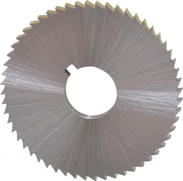 Controx - 2" Diam x 0.0156" Blade Thickness x 5/8" Arbor Hole Diam, 132 Tooth Slitting and Slotting Saw - Arbor Connection, Right Hand, Uncoated, High Speed Steel, Concave Ground - Americas Industrial Supply