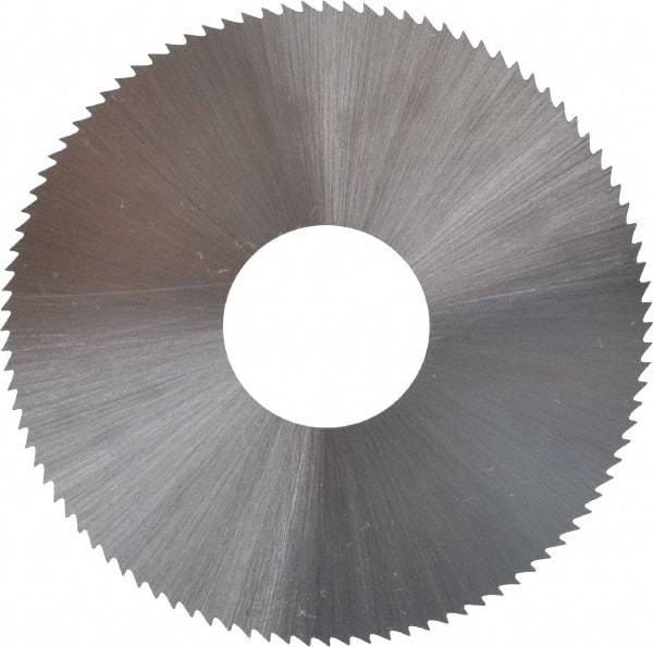 Controx - 2" Diam x 0.018" Blade Thickness x 5/8" Arbor Hole Diam, 100 Tooth Slitting and Slotting Saw - Arbor Connection, Right Hand, Uncoated, High Speed Steel, Concave Ground - Americas Industrial Supply